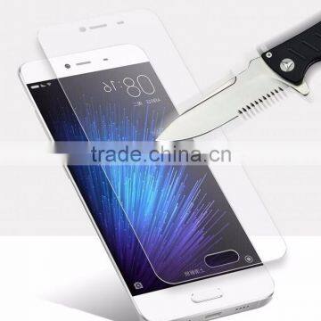 0.3 mm Round Edge Tempered Glass Film for Xiaomi 5 Tempered Glass Screen Protector