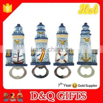 Custom nautical resin lighthouse souvenir bottle opener