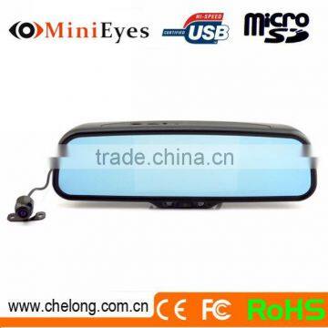 Chelong New product Android 4.0.3 rear view GPS navigation Bluetooth Wifi rearview mirror with camera