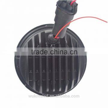 4-1/2" Halo Black LED Auxiliary Spot Fog Passing Lights Lamps Pair Harley Motorcycle photo-6