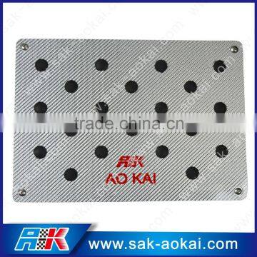 Anti-slip Carpet Mat Pedal Pad Carbon Fiber photo-2