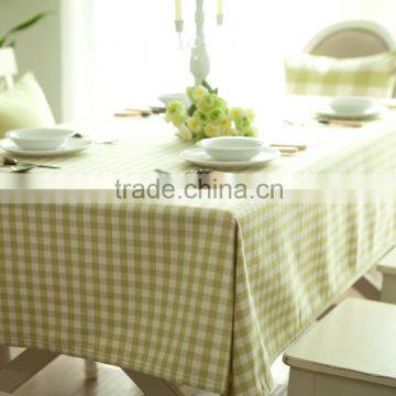 Eco-friendly Printed Mini Check in Different Colors Cotton Table Cloth ,Printed Table Cloth photo-5