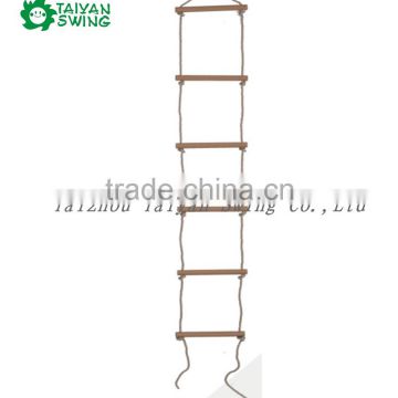 Rope Ladder with Wooden Rungs