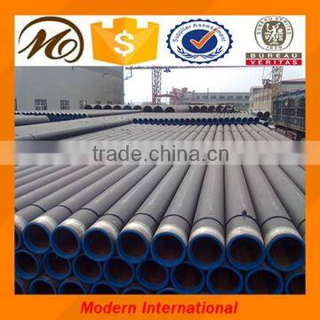 black round metal carbon ERW steel tube