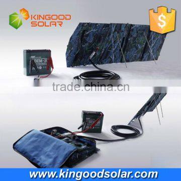 2016 New Products Arriving 60watt Portable Foldable Solar Panel Charger for Car
