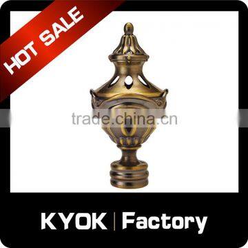 KYOK Modern Wrought Iron Curtain Finials for Curtain Poles,curtain Finials photo-3
