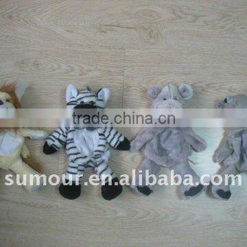 Plush Animal Skin_Lion/Zebra/Hippo