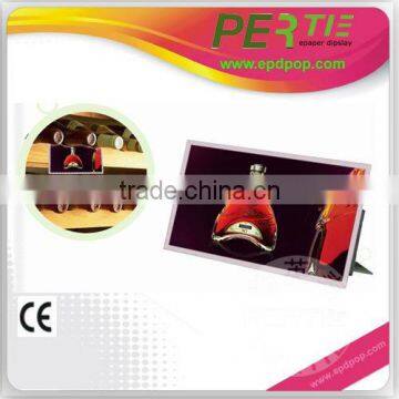 pop screen advertising e-paper shelf display, super store e-paper goods shelf display, e-paper display