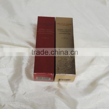 accept custom order paper box with embossing