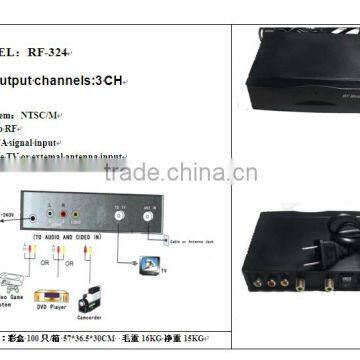 Cheaper price RF modulator for north american market RF-324 single channel input