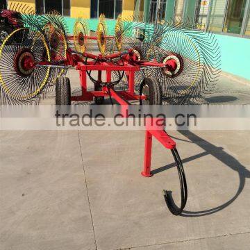 High Performance 3 Point Hitch Finger Wheel Hay Rake for Ranch Using photo-3
