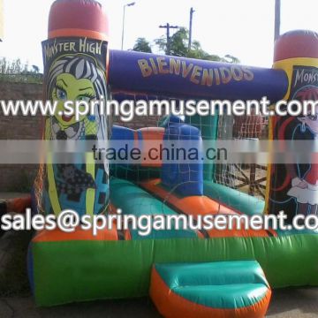 Bright theme mini bouncy castle SP-CB027