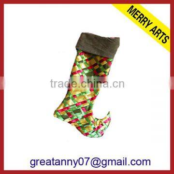 2015 new product wedding decoration cast iron christmas stocking holder large christmas stockings with good quality wholesale