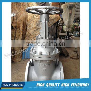 DN200 DIN Carbon Steel PN16 Flange Gate Valve For Water Industrial