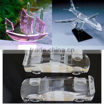 crystal factory directly sale Christmas ornaments various transport vehicle model