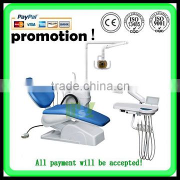 Promotion! CE approved dental chair unit price and high qulity dental chair (MSLDU15W) for sale