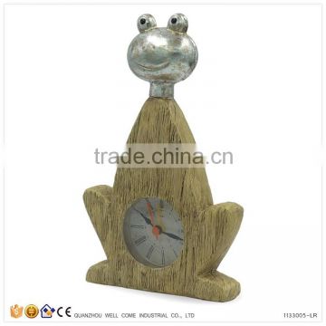 Resin Frog Animal Shaped Alarm Clock