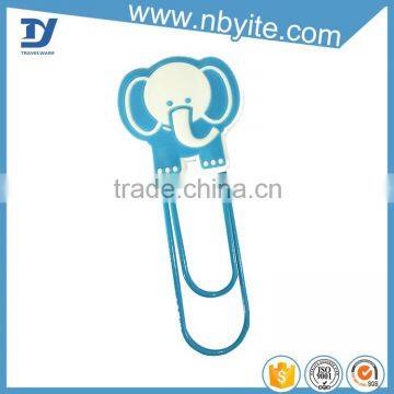 cartoon elephant designed PVC paper clip