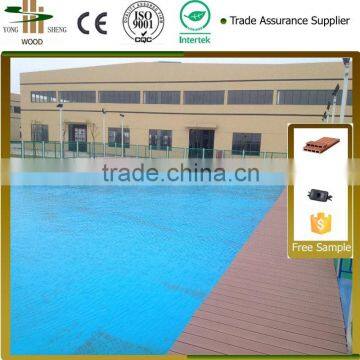 China Factory Wood Plastic Composite Flooring photo-2