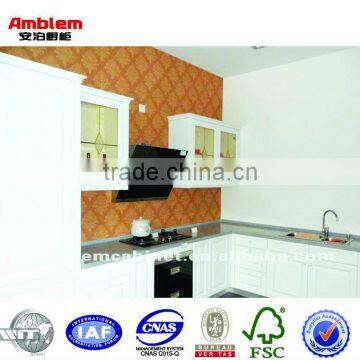 2013 wholesale Cheap modern PVC kitchen cabinet (Quality in High end of market)