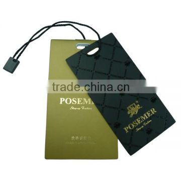 Luxury clothing hang tag