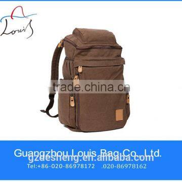 2015 fashionable canvas backpack for teenagers