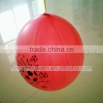 Latex metallic party balloon