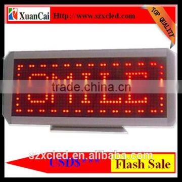 USB connected,P4-16*48 programmable led desktop display /billboard/panel/sign