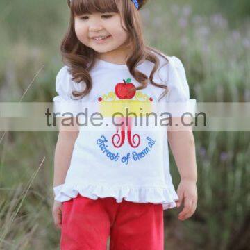 Kids clothing Girl summer outfit toddler children shorts set t shirt 2 pc set