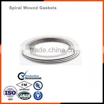 Factory direct made 316l ss spiral wound gasket 316 ptfe spiral wound gasket