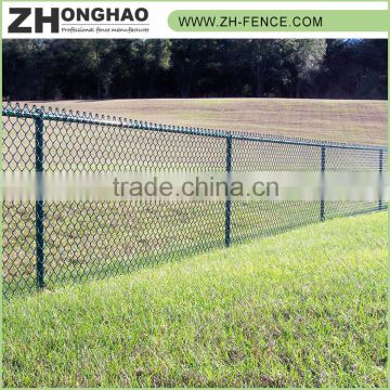 Factory high quality sports field used chain link fence panels sale