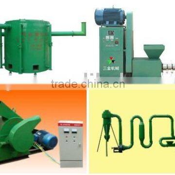 bbq burning use energy saving wood charcoal moulding machine