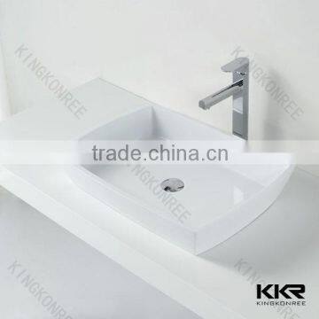 kingkonree faux marble bathroom sinks