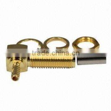 SMA female right angle coaxial connector for RG178 RG316