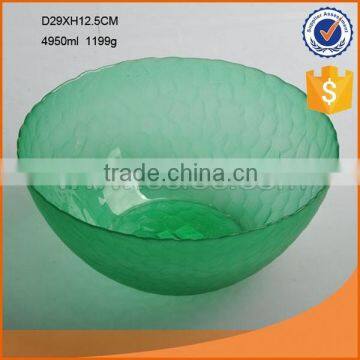 high quality colored glass sugar bowl fruit bowls for sale