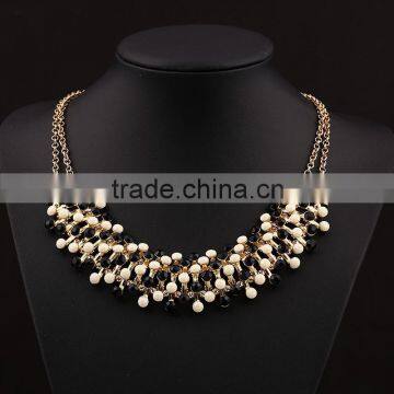 New model necklace chain,Latest design women beads necklace,fashion jewelry necklaces