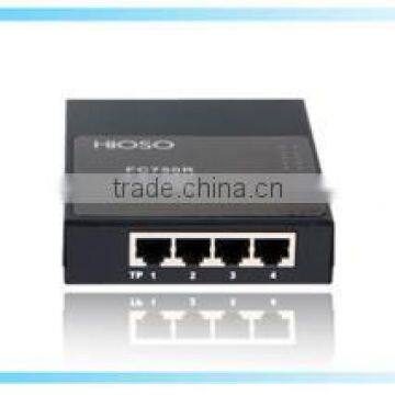 ring type 2 1000M gigabit media converter 3 10/100M ports media converter