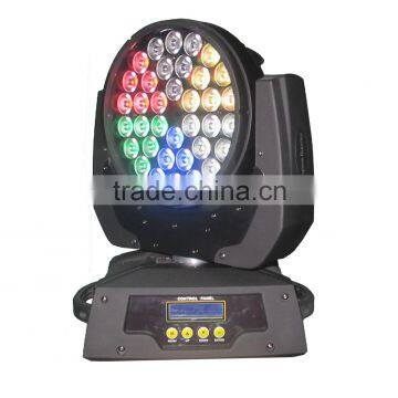 dmx moving wash light 36*8W RGBW 4IN1 LED moving head light