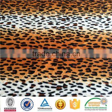Imitation Rabbit Hair Animal Print Faux Fur Fabric for Garment photo-6