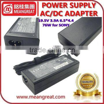 76W Laptop AC Adapter Power Supply For Sony Notebook Charger 19.5V 3.9A Laptop Power Supply
