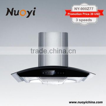 New 2016 hot selling low noise smoke exhaust fan made in China range hood