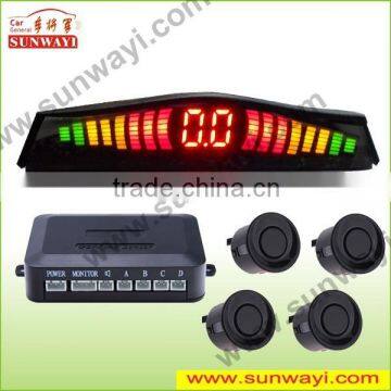 DC 12V temperature sensor led display with vibration sensor parking sensor system
