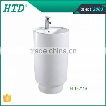 Sanitary Ware Pedestal Basin Ceramic Decorated----HTD-211S