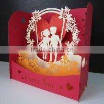 Love 3d pop up greeting card