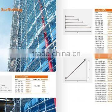 Tubular Hot Dipped Galvnazied Steel Ringlock Scaffolding