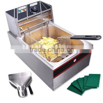 single tank electric flat deep churros fryer