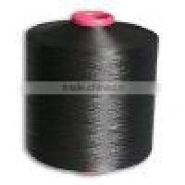 Polyester Yarn DTY 450d/144f TBR Dope Dyed Black