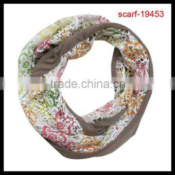 fashionable lady infinity lace scarf wholesale