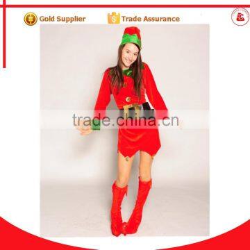 wholesale christmas costume short christmas dress pattern hot sale santa costume