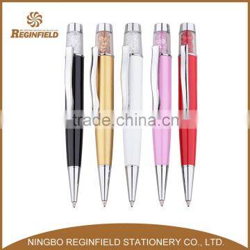 Top Selling Crystal pen, crystal pen with touch founction,Metal ballpoint pen